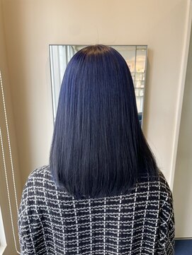 ダブル アンダーバー サロン(W_SALON) ネイビーブルー