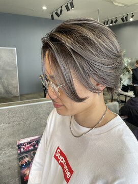 グリッター(GLITTER) ハイライト×センターパート