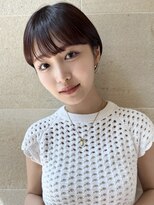 ショート/小顔ショート/ショートボブ/顔周りカット/銀座一丁目