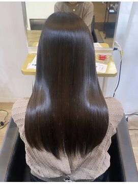 イオエ(ioe) 黒髪/ボブルフ/ネビージュ/小顔/ワンレン/髪質改善/グレージュ