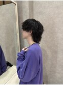 無造作束感マッシュウルフ/ダークアッシュ