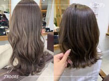 「縮毛矯正をかけても巻きたい」も叶えます★ 縮毛矯正をかけている髪でもコテなどで巻くことは可能です！