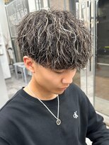 エルマーク 梅田(L-MARK) マッシュスパイラルパーマツイストスパイラル波巻きメンズ
