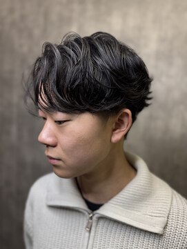 ヒロギンザ 新橋銀座口店(HIRO GINZA) ナチュラルパーマセンターパート