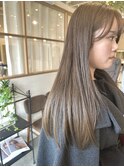 明るめグレージュ☆