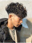 メンズスペインカール 刈り上げパーマ群馬高崎眉毛韓国