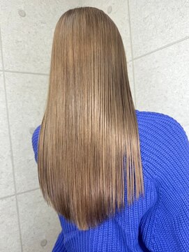 スターズ 柏(STARS) 抜きっぱなしブロンドカラー　艶髪　艶トリートメント　艶感