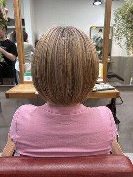 シャペウ駒込 ボブ×ベージュ系カラー