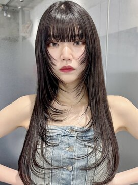 フィルムス 表参道(FILMS) ココアベージュ/黒髪/クラゲヘアー/オリーブグレー/ボブ/表参道