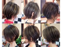 ヘアーワークス ラップデザイン(HAIR WORKS Lap design)の雰囲気(毛先の透け感・シャープさ・束間を意識してデザインしています)
