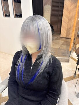 ラビスモア(Lovis moa) ラベンダーグレー/メルティカラー/似合わせカット/上尾/韓国