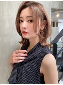 ショート ボブ インナーカラー 韓国風5513