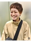 ショートヘアー/オン眉