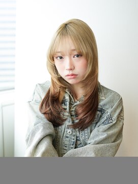 ルフュージュ バイ プロデュース 相模大野店(Refuge by Produce) シースルーバング/レイヤーカット