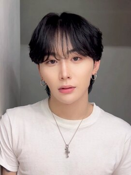 アルバム 渋谷パルコ(ALBUM) ブルーブラックフェザーパーマサーフカール_F20893