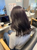 キング 梅田店(K!ng) 縮毛矯正髪質改善ハイライトレイヤーカット梅田美容室エクステ