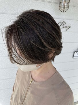 似合わせカット丸みショートくびれショートボブ