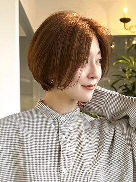 前髪なしのショートボブ20代30代40代