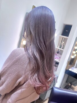 コワファースト  させぼ五番街店(COIFF1RST) ラベンダー×ピンク