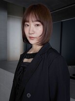 アルバム 渋谷パルコ(ALBUM)&nbsp;ボブミディアム顔周りレイヤー前髪カット_F1311