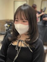 ヘアメイク シュシュ(Hair make chou chou)&nbsp;ワンカールで決まるレイヤー　ミディアムレイヤー　髪質改善