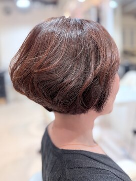 ジル 恵比寿(JILLE) 40代50代ふんわりショートボブミセス華やか白髪染め白髪ぼかし