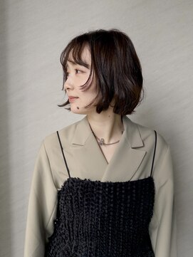 トーン(tone) 大人ブラウンボブ