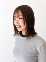 ヘア エッセンス エルメ(hair essence elme)&nbsp;【オリーブベージュ/切りっぱなしボブ】