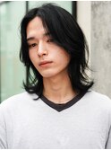 ジェンダーレス ロン毛 ミディアム