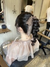 マロウ(marou)&nbsp;ヘアアレンジ ポニーテール