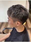 短めツーブロック