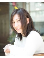 アリン(allin)&nbsp;大人カジュアル×ミディアム×透明感