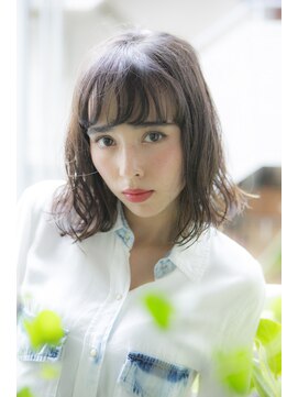 ミエルヘアーエスト 新宿店(mielhair est) 切りっぱなしウェーブ