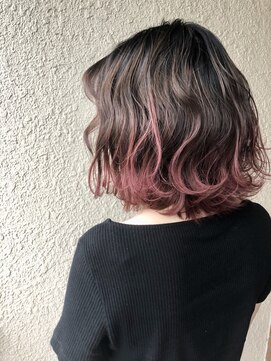 へアメイクワンプラス 四日市(HAIR MAKE ONEplus) ピンクグラデーション