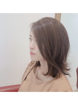 アン ジェルム(un germe) 大人無造作ミディ