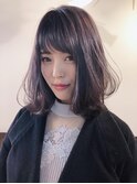 お客様スタイル　赤みゼロ透明感カラーブルージュ