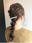 結婚式/ヘアアレンジ/編みおろし
