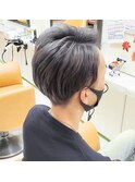 メンズ×シルバーグラデーション