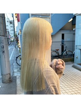 フラム 渋谷(flamme) 【flamme Anna】抜きっぱなしブリーチ