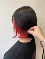 アン(Hair make un)&nbsp;レッドインナーカラー