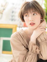 カバーヘアアンドスパ ブリス 浦和(COVER HAIR&SPA bliss)&nbsp;大人ハイライト韓国風前下がりマッシュヘアa浦和20代30代40代