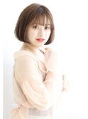 【lagoon田辺佳菜】エアリーボブ×大人かわいいブラウンベージュ