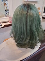 ノッティングヒル ヘアーアンドユー(NOTTINGHILL hair&you) ダブルカラー×エメラルドブルー