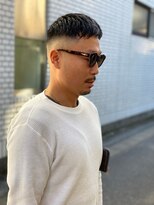 セッヂ バーバースタヂオ(SEDGE Barber Studio)&nbsp;ツイストスパイラルツーブロック刈り上げフェード[小岩バーバー]