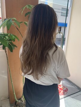 ヘアアンドメイク アール(hair&make R) バレイヤージュグレージュ