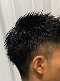 ツーブロショート