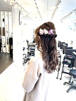レディスペヘアーシータ(Redispe hair θ)&nbsp;ハーフアップ～お飾り付き～