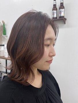 レオ 幸手(Leo) 20代30代40代大人可愛い髪質改善カラー肩ラインエアリーボブ