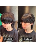 エノア 東京(ENORE)&nbsp;縮毛矯正でつくるマッシュウルフ