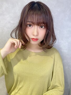 アルケー ヘアアンドヘッドスパ 錦糸町南口店(arche Hair&head spa) イメチェン/似合わせカット/フルバング/レッドブラウン/錦糸町